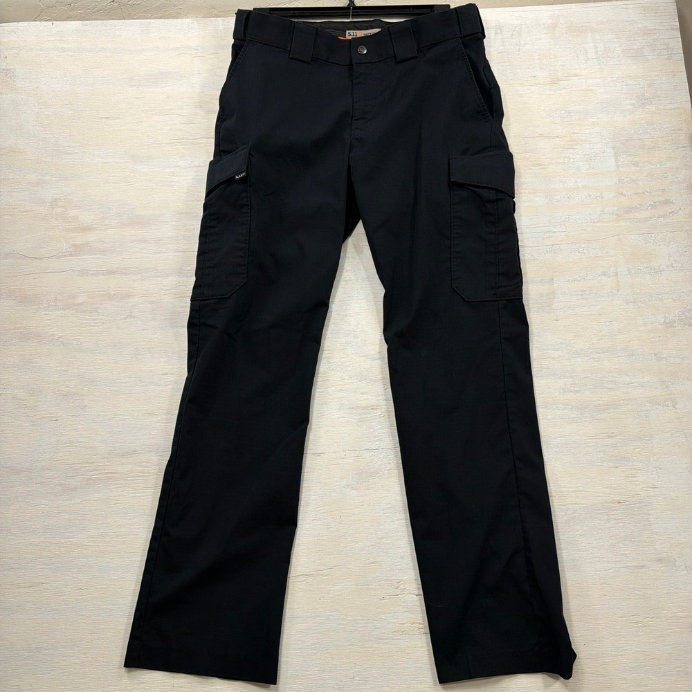 5.11 Tactical Cargo Pants 12 Ripstop Utility Multi-Pocket Black Womens